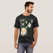 Cat Gang Meme Funny Chaotic Cats Unhinged Feline H T-Shirt (Vorne ganz)