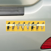 Cat Gang mit Banner Autoaufkleber (Auf Auto)