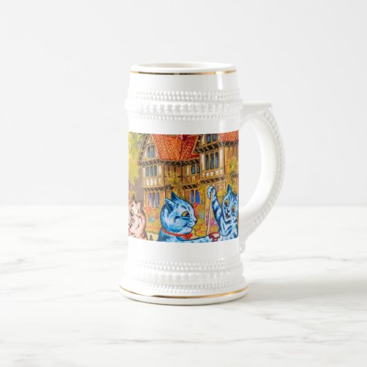 Cat Garden Party Bierglas (VorderseiteRechts)