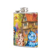 Cat Garden Party Flachmann (Links)