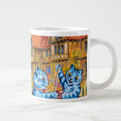 Cat Garden Party Jumbo-Tasse (Rechts)