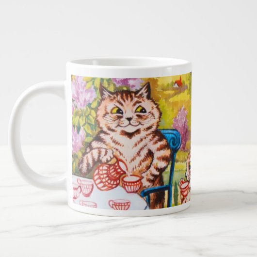 Cat Garden Party Jumbo-Tasse (Links)