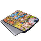 Cat Garden Party Laptopschutzhülle (Vorne Knopf)