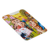 Cat Garden Party Magnet (Rechte Seite)