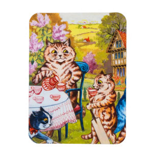 Cat Garden Party Magnet