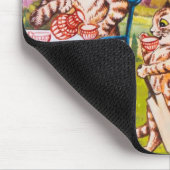 Cat Garden Party Mousepad (Ecke)