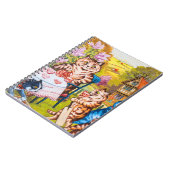 Cat Garden Party Notizblock (Linke Seite)