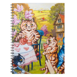 Cat Garden Party Notizblock