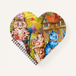 Cat Garden Party Notizblock