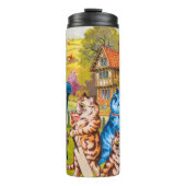 Cat Garden Party Thermosbecher (Vorderseite)