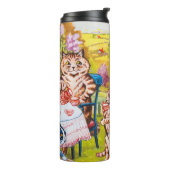 Cat Garden Party Thermosbecher (Nach links gedreht)