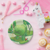 Cat Gardeners und Green Animal Bush Pappteller (Party)