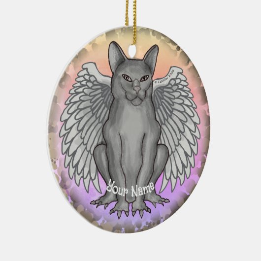 Cat Gargoyle Ornament (Rechts)