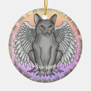 Cat Gargoyle Ornament