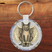 Cat Gargoyle Schlüsselanhänger (Vorderseite)