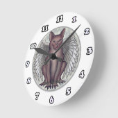 Cat Gargoyle Uhr (Winkel)