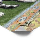 Cat Gathering, Louis Wain Poster (Ecke)