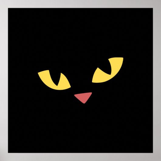 Cat Gaze Poster (Vorne)