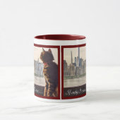 CAT GEDENKT NYC SKYLINE COFFEE TASSE (Zentrum)