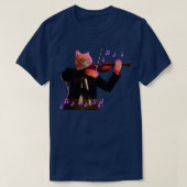 Cat-Geige T-Shirt (Design vorne)