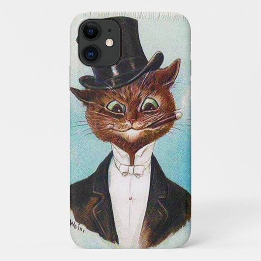 Cat Gentleman, Louis Wain Case-Mate iPhone Hülle (Rückseite)