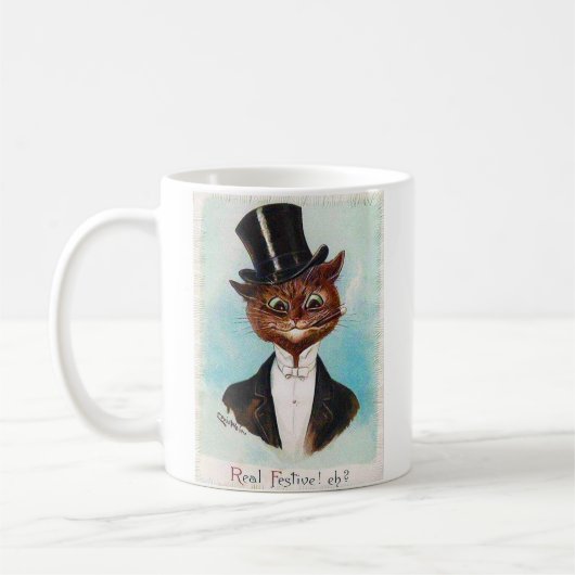 Cat Gentleman, Louis Wain Kaffeetasse (Links)