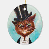 Cat Gentleman, Louis Wain Keramik Ornament (Links)