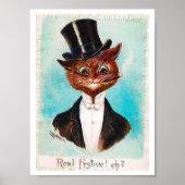 Cat Gentleman, Louis Wain Poster (Vorne)