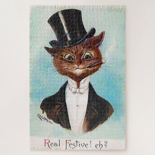 Cat Gentleman, Louis Wain Puzzle (Vertikal)
