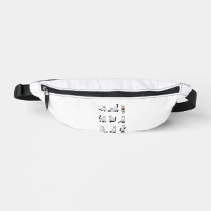 Cat Ghost Spooky Niedliches Halloween für Männer F Bauchtasche