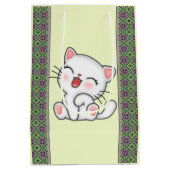 Cat Gift Bag Mittlere Geschenktüte (Rückseite)