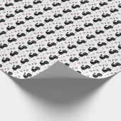 Cat Gift | Niedliches Katzenmuster Nahtloser Hinte Geschenkpapier (Ecke)