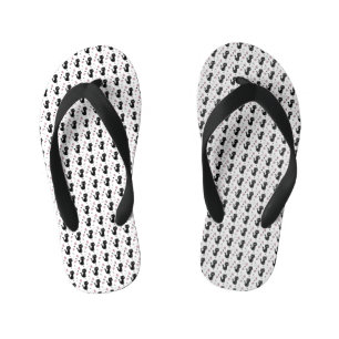 Cat Gift   Niedliches Katzenmuster Nahtloser Hinte Kinderbadesandalen