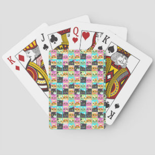 Cat Gift   Niedliches Kawaii Cat Pattern Spielkarten