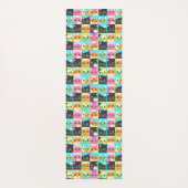Cat Gift | Niedliches Kawaii Cat Pattern Yogamatte (Rückseite)