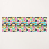 Cat Gift | Niedliches Kawaii Cat Pattern Yogamatte (Vorderseite (Horizontal))