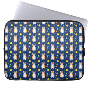 Cat Gift Space Cat Pattern Graphic Laptopschutzhülle