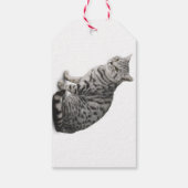 Cat Gift Tag Geschenkanhänger (Rückseite)