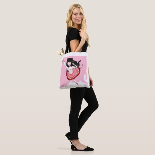 Cat Girl Ballerina Tasche (Am Model)