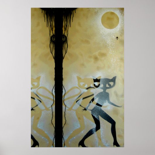 Cat Girl Night Poster (Vorne)