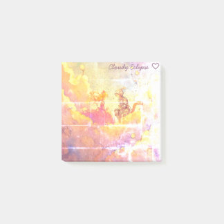 Cat Girl Princess & Cat Knight Boy Post-it Notes Klebezettel