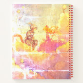 Cat Girl Princess & Cat Knight Boy Spiral Notebook Notizblock (Rückseite)