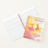 Cat Girl Princess & Cat Knight Boy Spiral Notebook Notizblock (Innenseite)