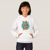 Cat Girl's Pullover Hoodie (Vorne ganz)