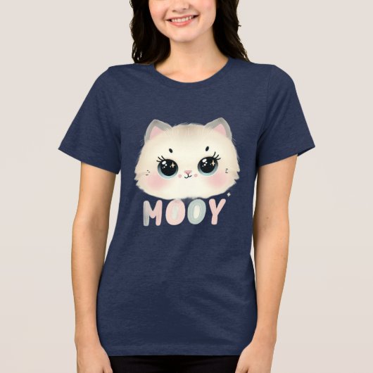 cat girs tee shirt for girs and women (Vorderseite)