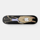 Cat Giving Peace Sign Skateboard (Horizontal)