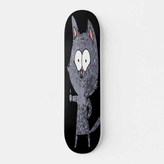 Cat Giving Thumbs up Skateboard (Vorne)