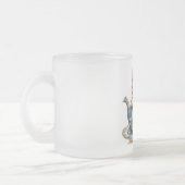 Cat Glass Cup Mattglastasse (Links)