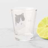 Cat Glass Schnapsglas (Rückseite)