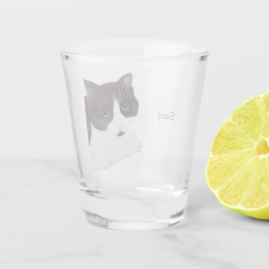 Cat Glass Schnapsglas (Rückseite)